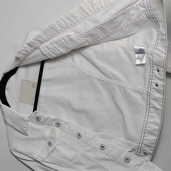 AG ADRIANO GOLDSCHMIED The Robyn White Jean Jacket Size XSmall - Picture 11 of 16